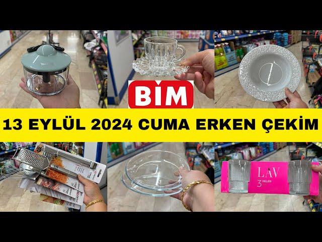 BİM BU CUMA KAÇMAZ EFSANE ÜRÜNLER GELİYOR | ERKEN ÇEKİM | BİM 13 EYLÜL 2024 | BİM BU CUMA ÇOK GÜZEL