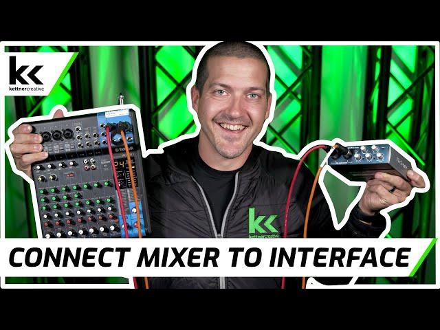 How To Connect Audio Mixer To Audio Interface