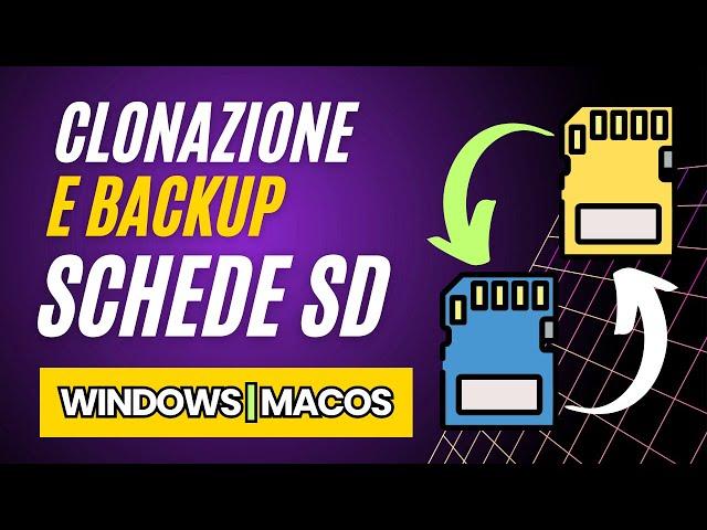 Come CLONARE e fare il BACKUP di una SCHEDA SD (microSD) sia su Windows sia su macOS