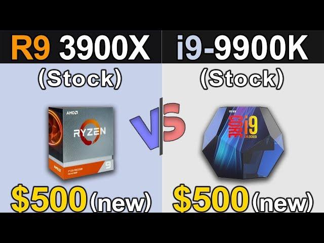 Ryzen 9 3900X Vs. i9-9900K | 1080p and 1440p | New Games Benchmarks