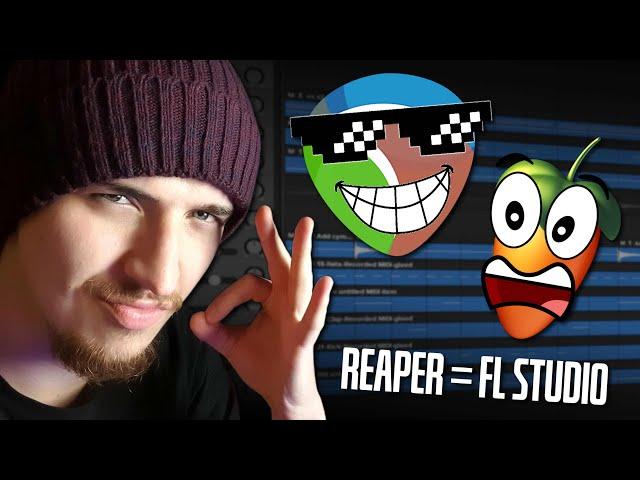 How to make a trap beat in Reaper like in FL Studio (step by step tutorial)