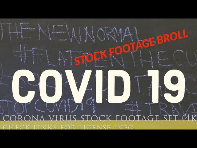 COVID 19 STOCK FOOTAGE SET 2 - FREE SAMPLES