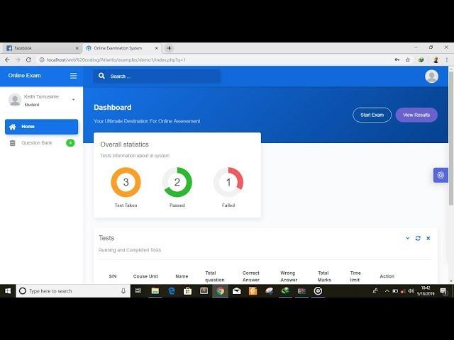 Online Examination System in PHP