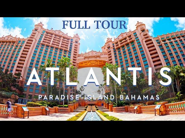 Atlantis Bahamas (FULL TOUR) Water Parks, Pig Island, Nassau, Golfing and all 5 Resorts