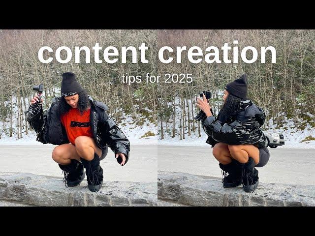 how to make content creation into a career in 2025