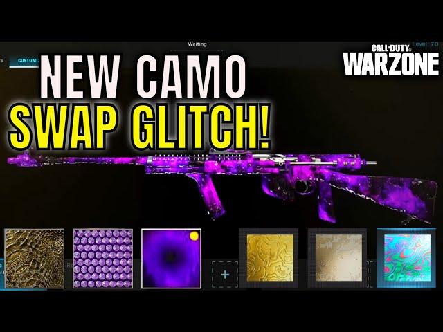 NEW CAMO SWAP GLITCH AFTER PATCH! NO TIMING ANY CAMO ANY GUN! WARZONE GLITCHES!