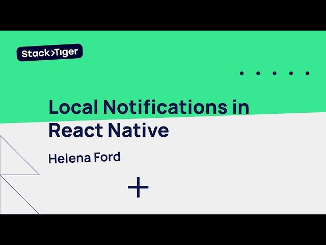 Notifee - Local Notifications in React Native