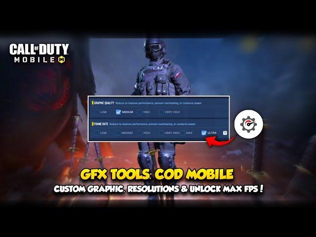 GFX TOOL UNLOCK EXTREME FPS IN COD MOBILE | Unlock & Over Lock FPS No Root | GL Tools 2024