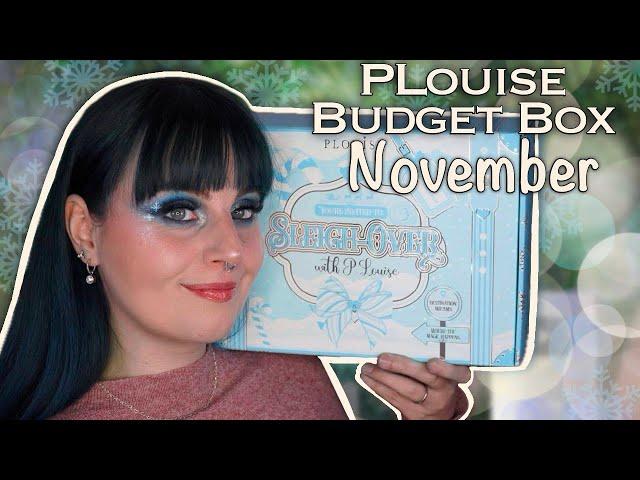 PLouise Budget Box November - unboxing und first impression | Winterliches Weihnachtsmakeup Tutorial