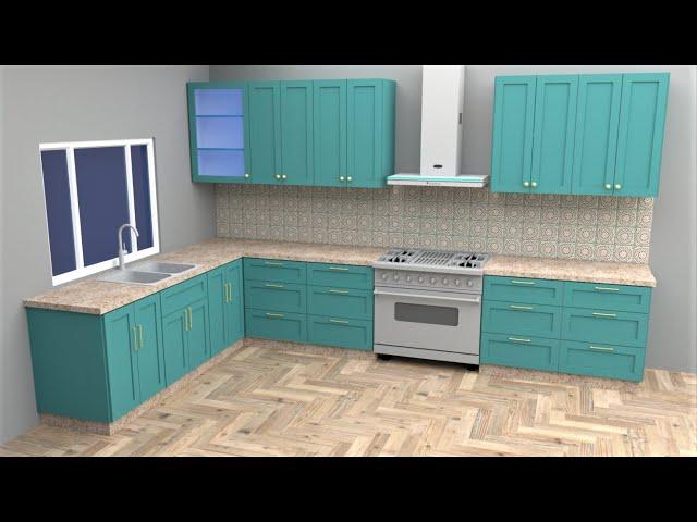 Create a Kitchen Cabinets in SketchUp