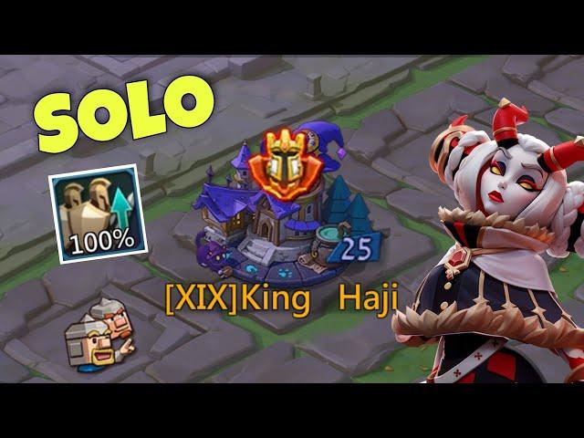 Lords Mobile - KING HAJI account in action! SOLO KVK. 100% army size. Lets destroy everyone