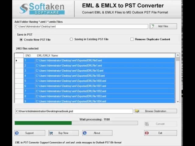 EML to PST Converter Software