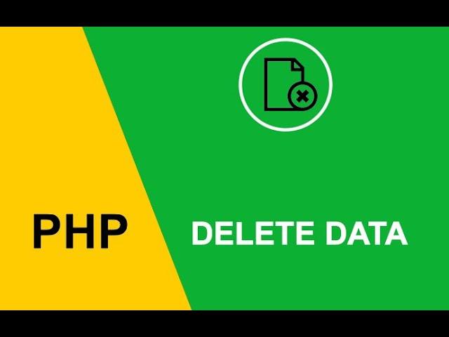 How to Delete Data From MySQL Using PHP