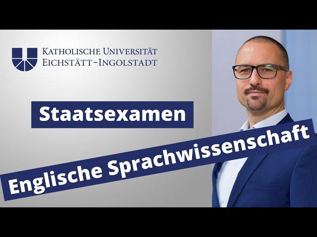 Englische Sprachwissenschaft: Staatsexamen BY A1 Phonetik