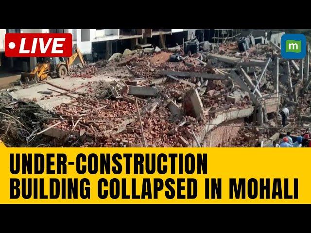 A multi-storey under-construction building collapsed in Punjab's Mohali| Rescue operation underway