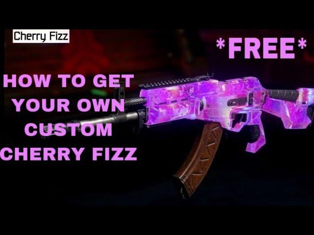 HOW TO MAKE YOUR OWN CUSTOM CHERRY FIZZ CAMO *FOR FREE* ON BO3