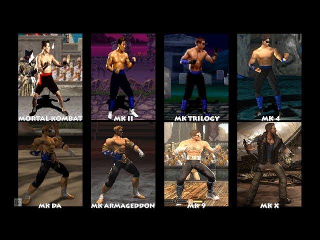 Mortal Kombat JOHNNY CAGE Graphic Evolution 1992-2015 | ARCADE PSX PS2 XBOX PC | PC ULTRA