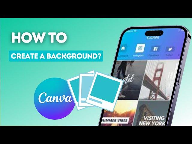 How to create a zoom virtual background on Canva?