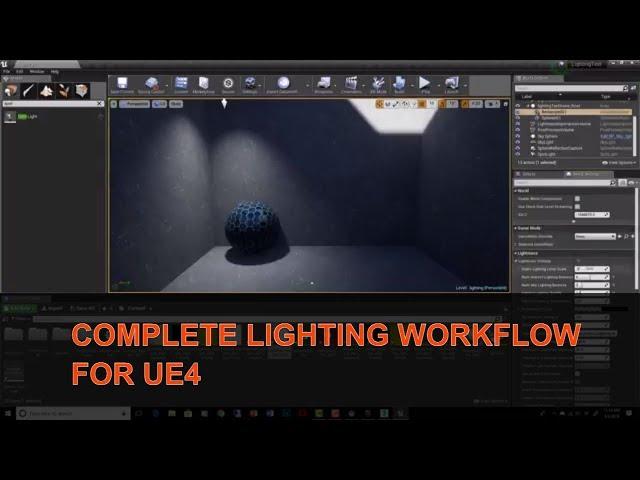 Complete UE4 Lighting Workflow for Arch Viz Artists | Light Types / Light Bake / Lightmass Settings