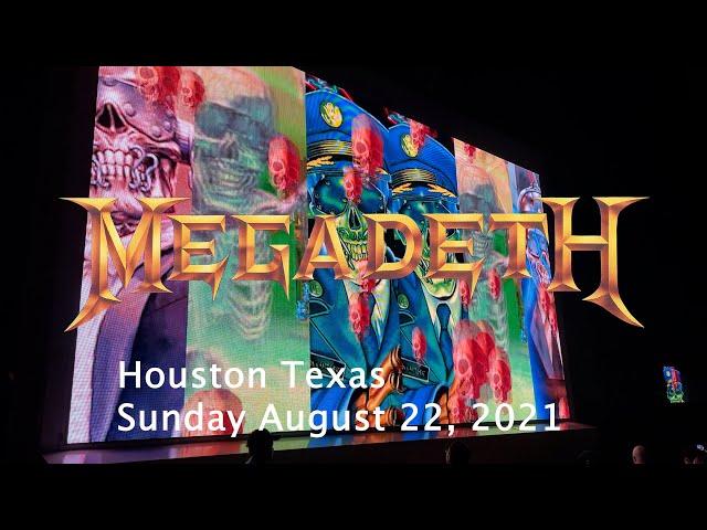 MEGADETH Houston 2021 (WHOLE SHOW)