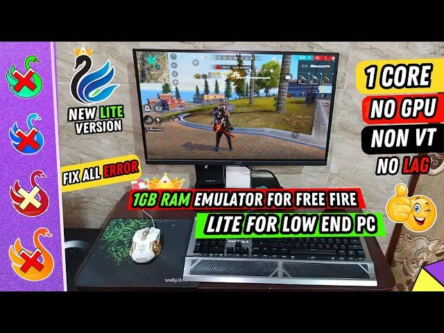 NEW LITE BEST EMULATOR FOR LOW END PC - 1GB RAM NO GRAPHICS CARD | SMART GAGA BEST LITE VERSION