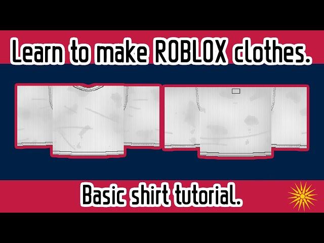 Learn to make ROBLOX clothes with Iskender - Basic shirt tutorial.