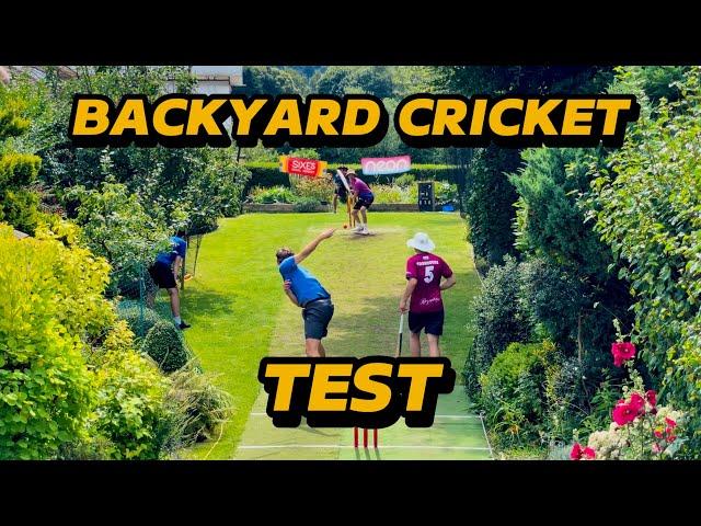 Backyard Cricket Test | Pinks V Blues