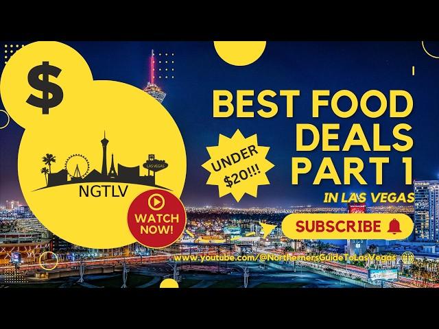 Best Food Deals in Las Vegas, Cheap Eats & Budget Bites #CheapEatsVegas #VegasOnABudget