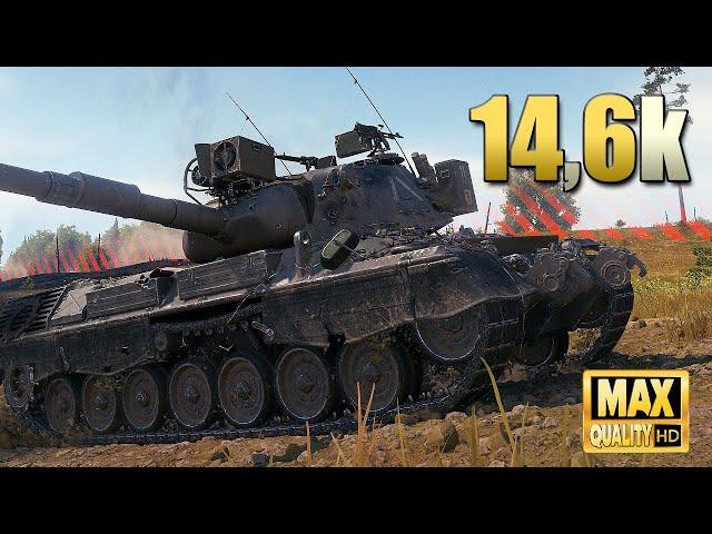 Leopard 1: Almost 15k damage on Prokhorovka - World of Tanks