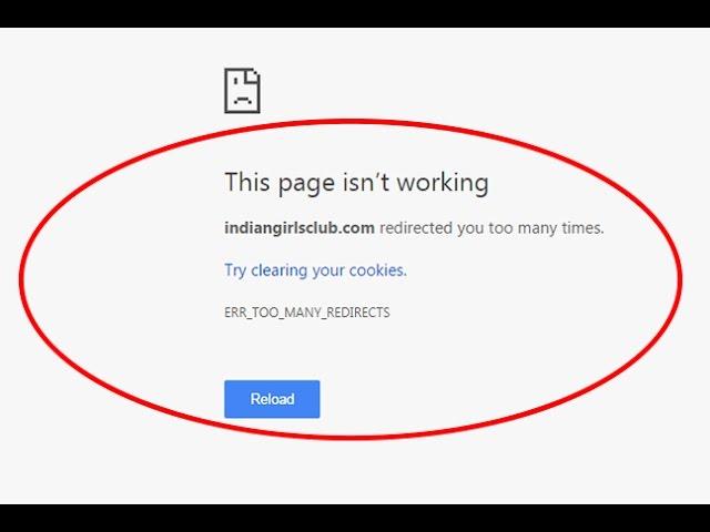 Fix ERR_TOO_MANY_REDIRECTS||This page isn’t working in google chrome