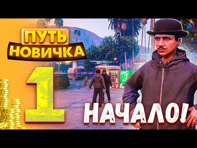 ЛУЧШИЙ СТАРТ на АРИЗОНА ГТА 5! ПУТЬ НОВИЧКА #1 на ARIZONA GTA 5 (arizona gta 5)