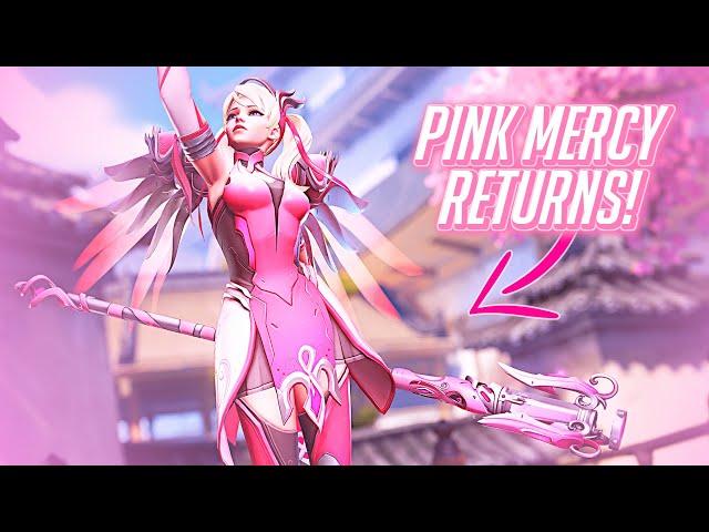  PINK MERCY IS BACK!!  *NEW* Pink Healing Beam! - Overwatch 2