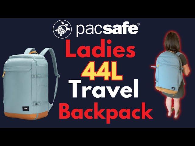 Best travel backpack:  PacSafe GO 44L Anti Theft Travel Backpack