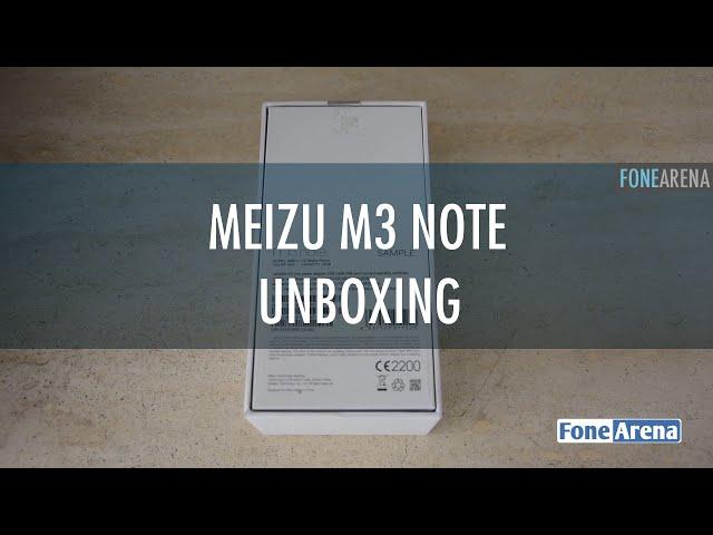 Meizu m3 note Unboxing