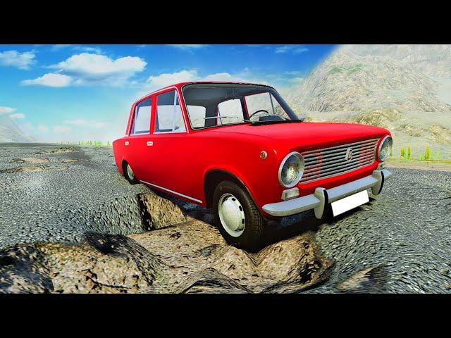 ПРОВЕРКА ПОДВЕСКИ НА ПРОЧНОСТЬ - Beamng Drive