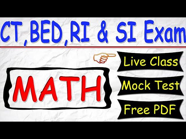 CT Exam Preparation 2021 || CT Question 2021 || CT Live class today || CT Exam Question 2021