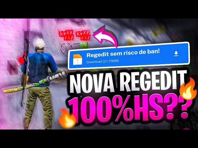 REGEDIT MOBILE FFH4X 2.0XIT PUXA PRA CABEÇA 100% HS CAPA SOZINHO! MELHOR REGEDIT DA ATUALIZAÇÃO!