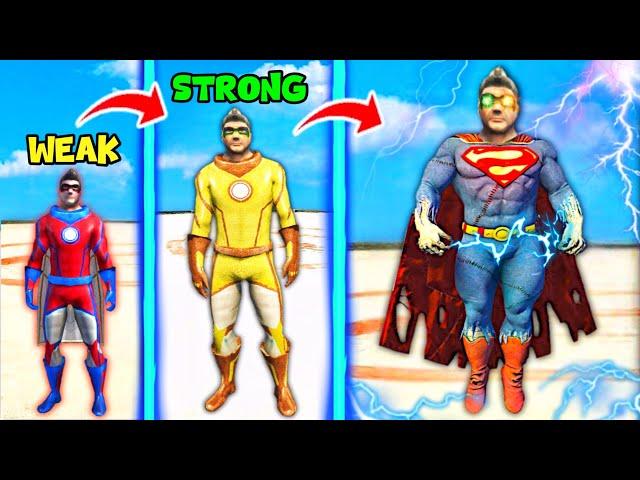 From weak to Super strong as a Superhero in GTA 5 with Tipson