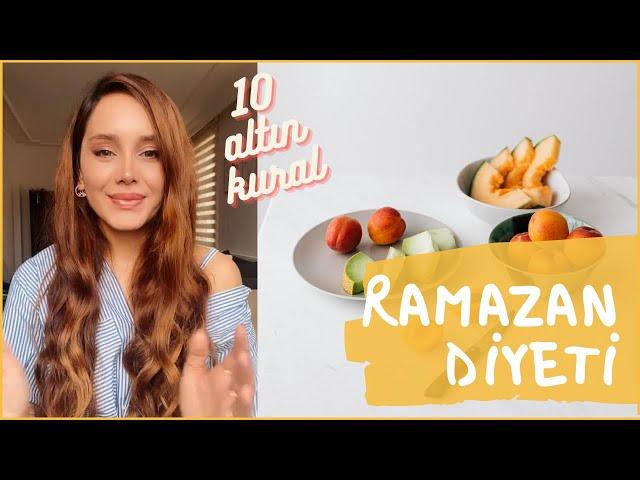 RAMAZANDA NASIL KİLO VERİRİZ? (Motivasyon) Sadece 10 Madde