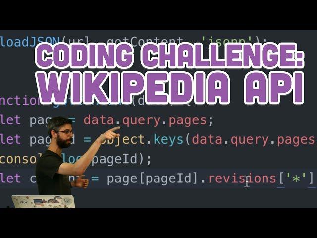 Coding Challenge #75: Wikipedia API