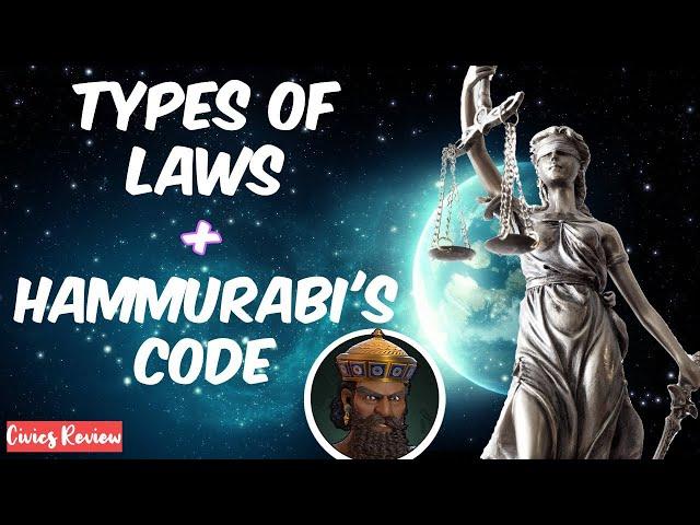 Types of Laws for Civics