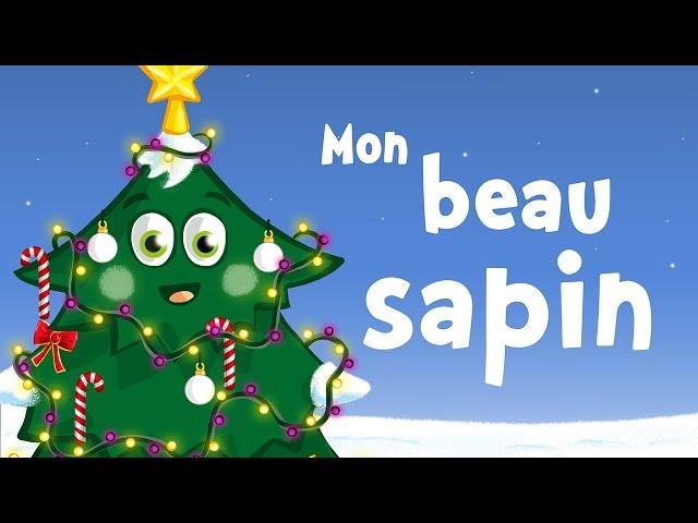 O Christmas Tree in French (Mon beau sapin) - Christmas song for kids with lyrics !