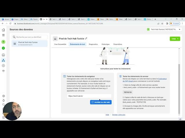 Facebook ads   pixel verification + domain verification avec Tiktak PRO