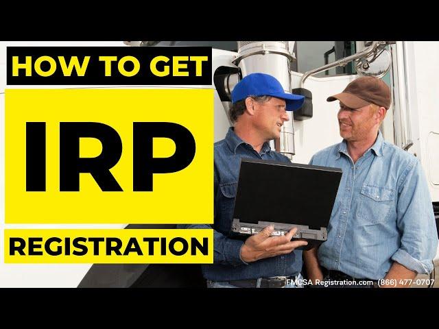 IRP Registration or Creation to be Active as a Carrier