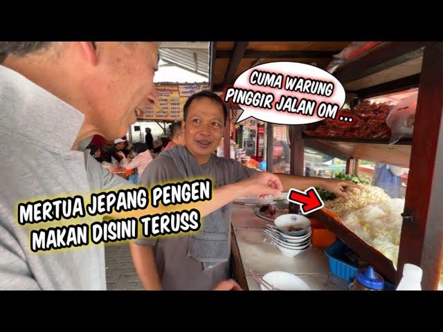 MERTUA GAK MAU PULANG KE JEPANG ABIS NYOBAIN MASAKAN INDONESIA DI WARUNG PINGGIR JALAN