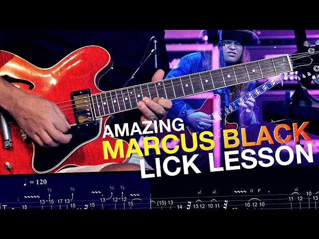 Amazing Marcus King Blues Lick Lesson