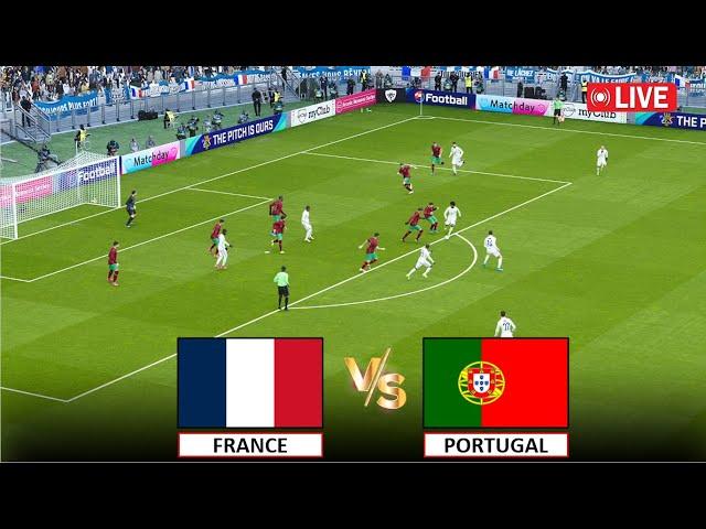 LIVE : FRANCE vs PORTUGAL I EURO 2024 I QUARTER FINAL I LIVE MATCH STREAM I eFootball Pes 21 Game