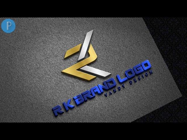 R K Amazing professional logo design tutorial-pixellab logo-[Vandy Design]