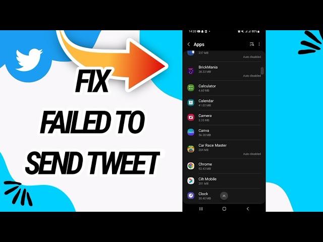 How To Fix And Solve Failed To Send Tweet On Twitter App