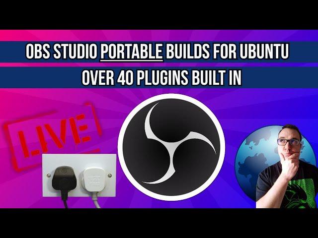 Building  OBS Studio Portable for Ubuntu 